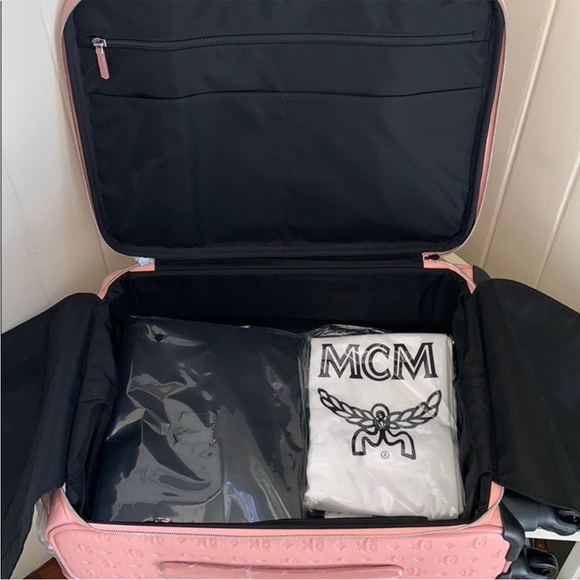NWT MCM Ottomar Monogrammed Leather Trolley - Picture 2 of 8
